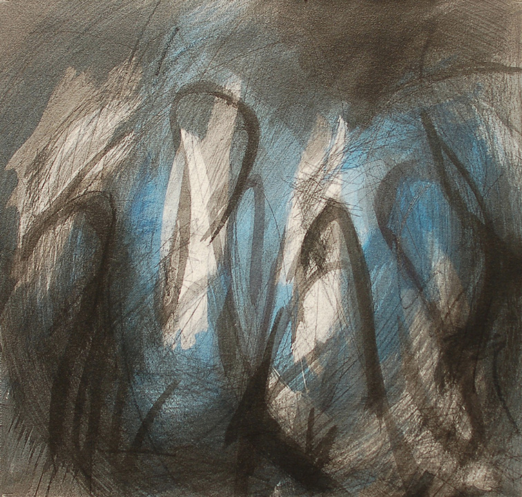 #18728, The Worm,													2016, 20×20 inch, oil on canvas