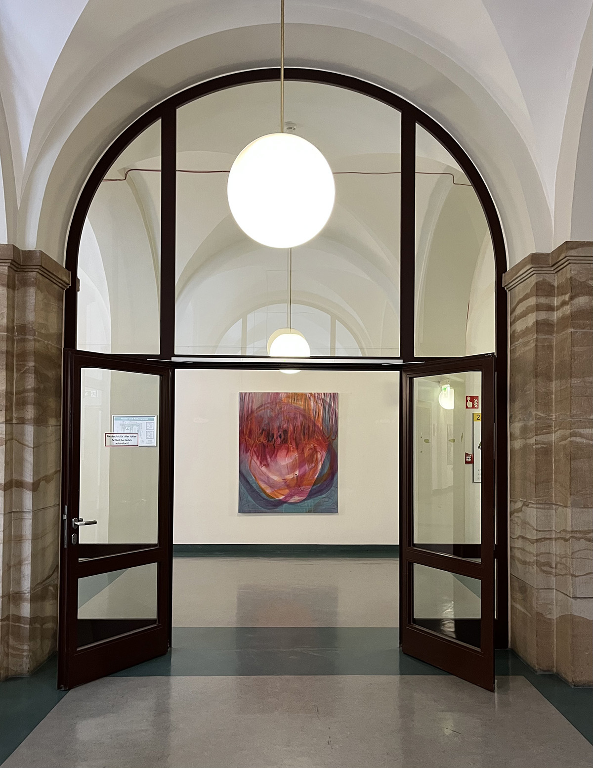 Henning Haupt, Gestische Abstraktion, Galerie Zweiter Stock, Rathaus Dresden