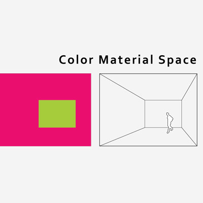 Color-Material-Space, Brochure cover, 2013
