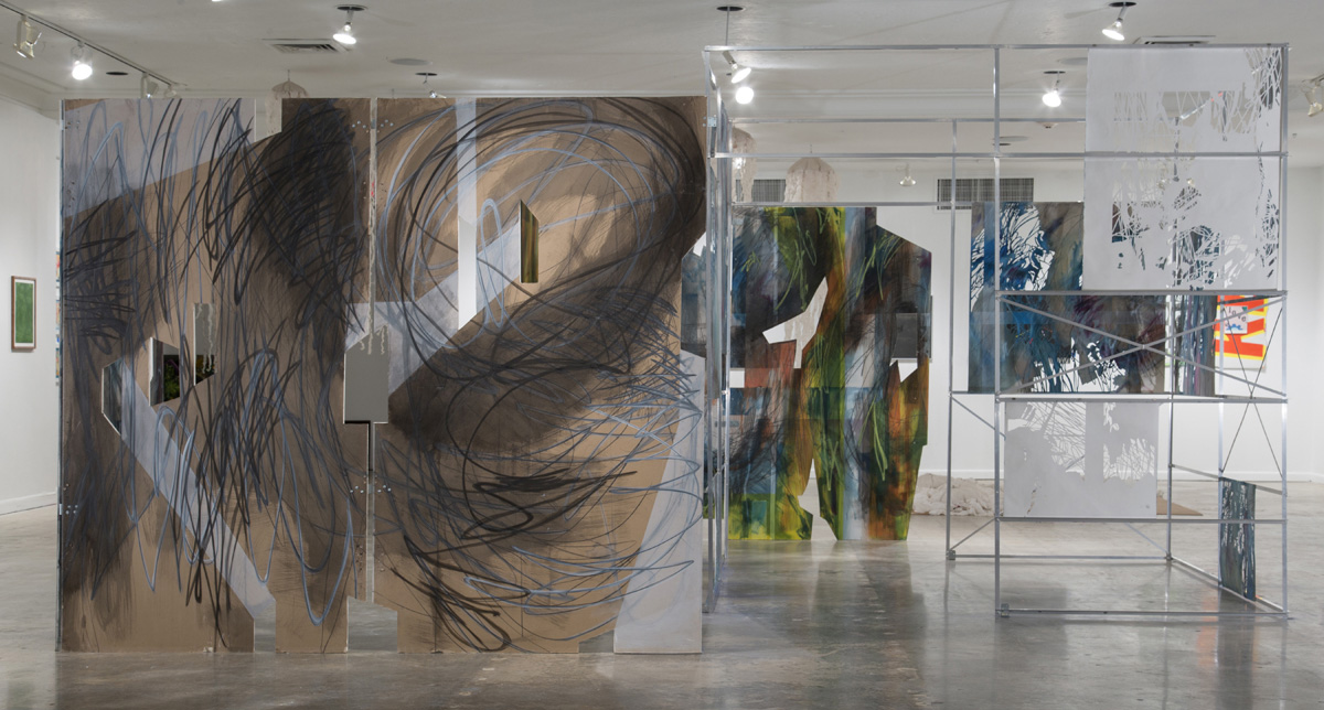 Walls Of Making Remains, 2017, ink&nbsp;on&nbsp;paper