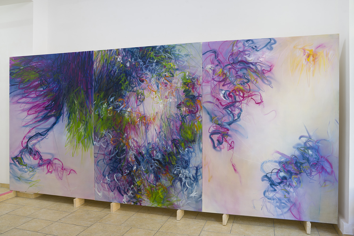 Painting and Questioning, Seeing and Kowing, 2026, installation view, ep-contemprary, Berlin