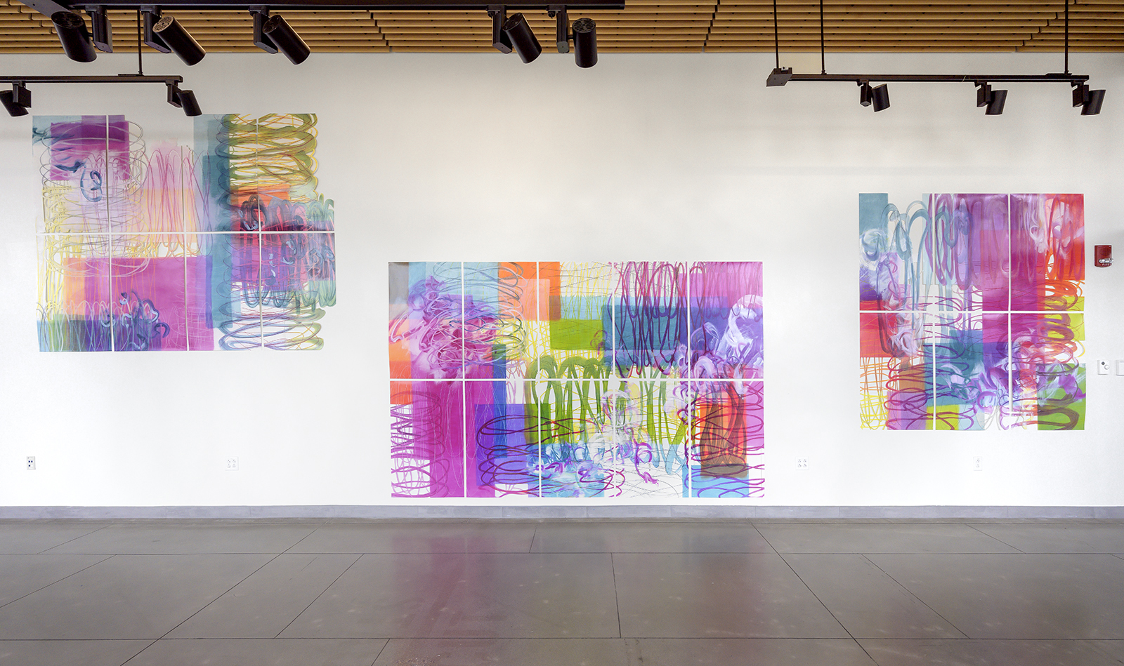 Five Sets of Magenta and Space, 2023