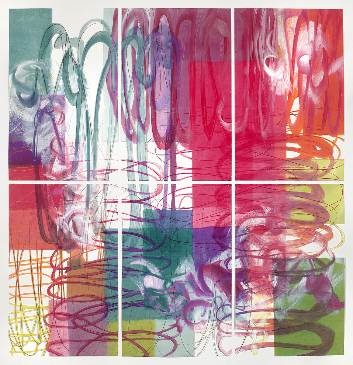 Five Sets of Magenta and Space, 2023