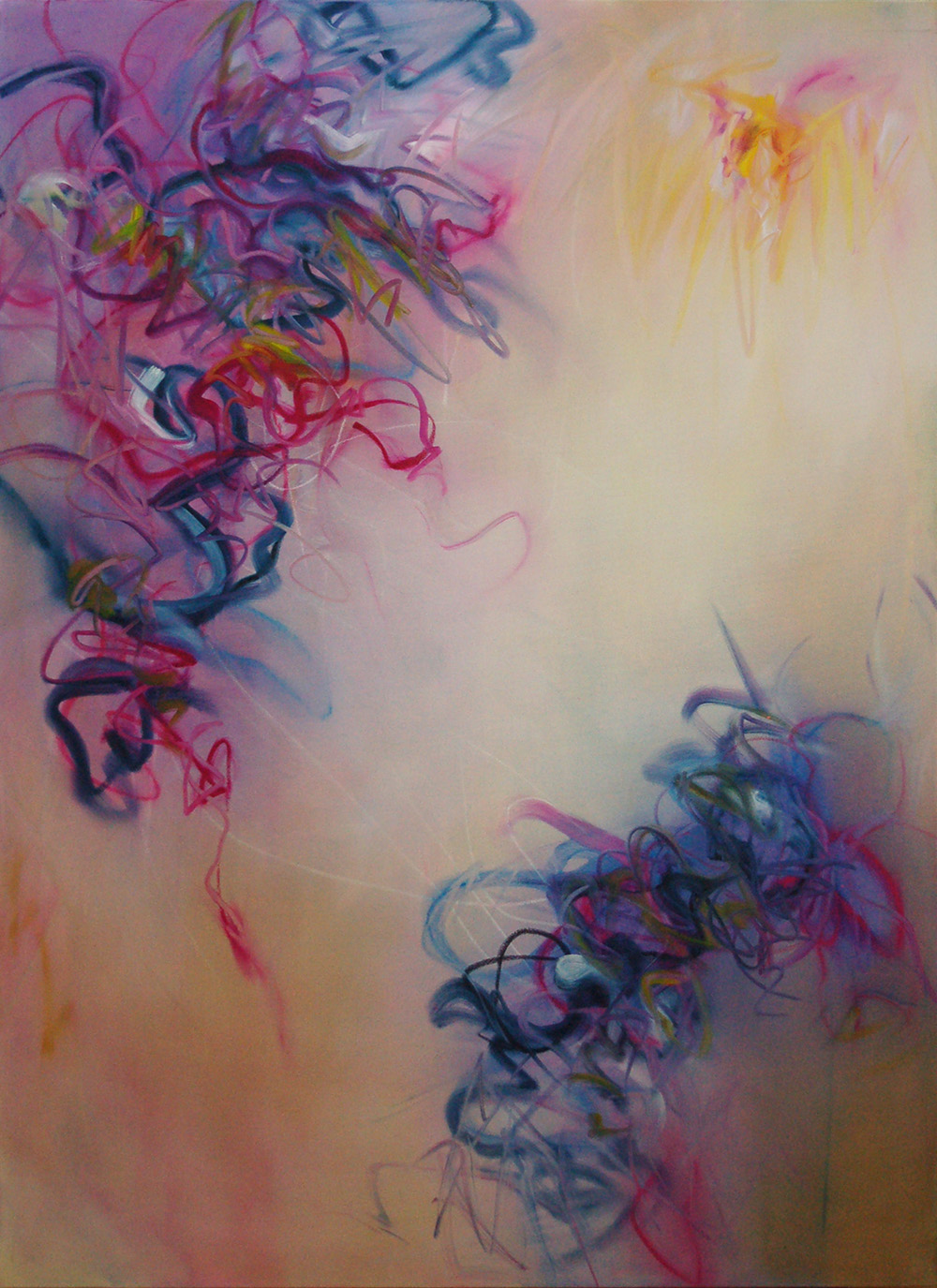 19371 Hoping, 2026, 220×160&nbsp;cm, oil&nbsp;on&nbsp;canvas