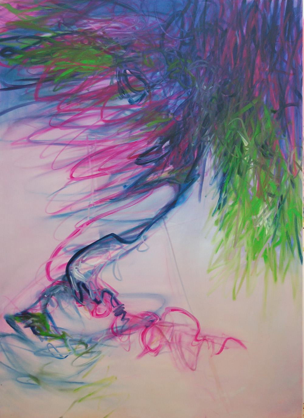 19372 Arriving, 2026, 220×160&nbsp;cm, oil&nbsp;on&nbsp;canvas