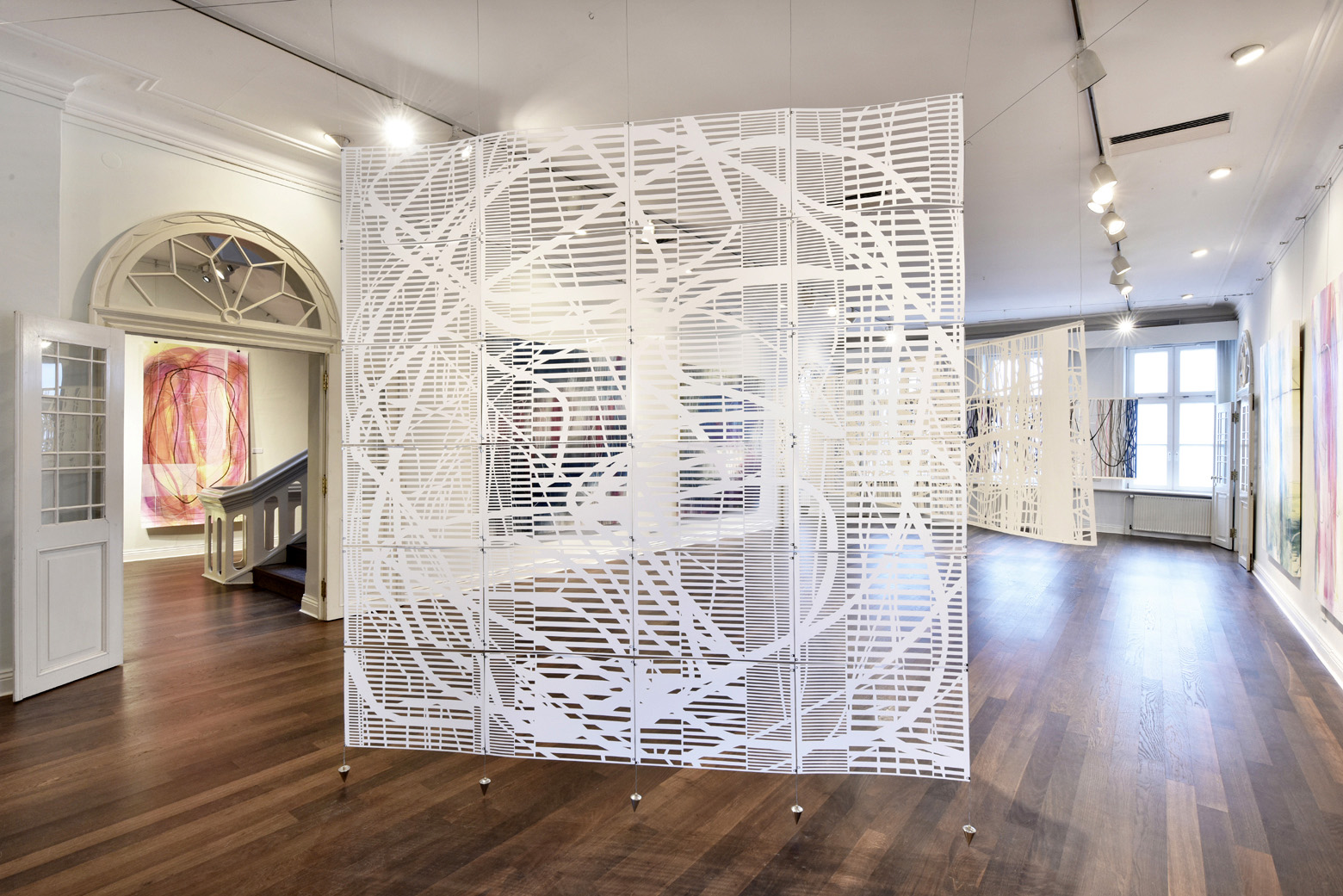 White Wall, 2016, 96×96&nbsp;inch, paper&nbsp;laser&nbsp;cut
