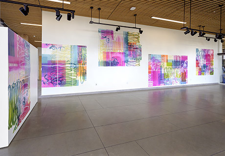 Five Sets of Magenta and Space, 2023