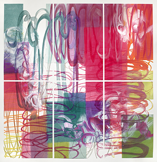 Five Sets of Magenta and Space, 2023