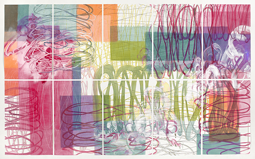 Five Sets of Magenta and Space, 2023