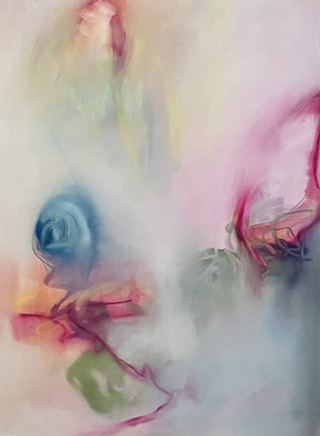 19339 Magenta and Blue, 2025, 150×100&nbsp;cm, oil&nbsp;on&nbsp;canvas