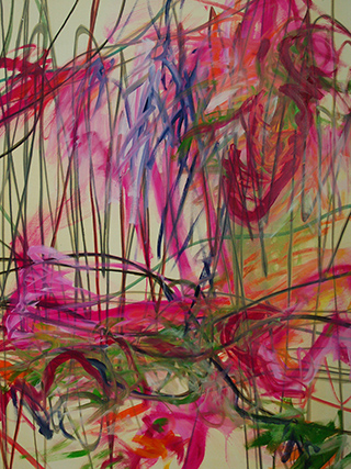 19377-10 Live Lines Revisited, 2014/2026, 1020x90&nbsp;cm, oil&nbsp;on&nbsp;paper